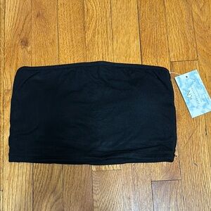 Black Ribbed Tube Top